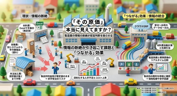 その原価、本当に「見えて」いますか？ ー 製造業の経営判断を鈍らせる情報の断絶