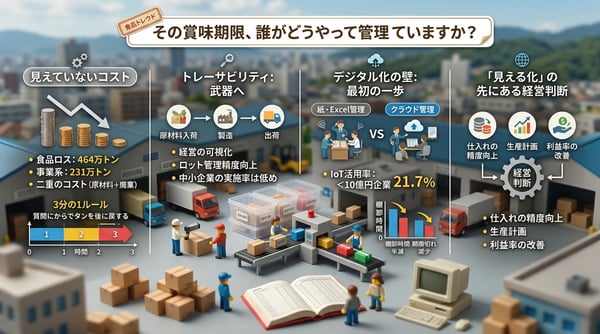 その賞味期限、誰がどうやって管理していますか？