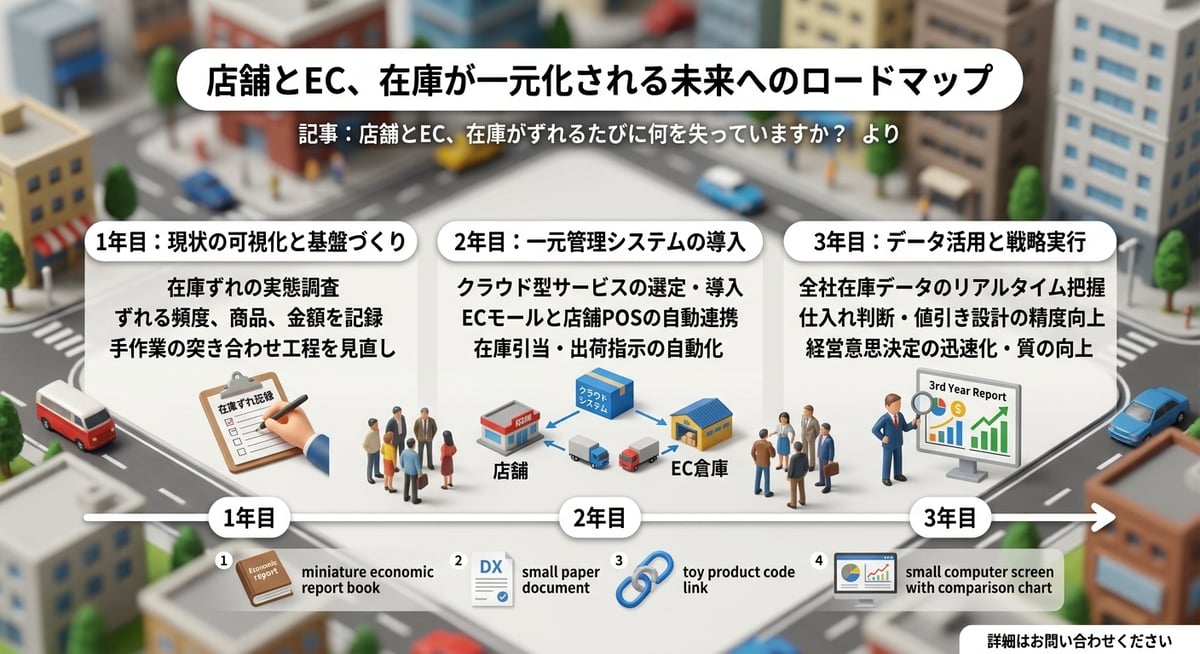 店舗とEC、在庫がずれるたびに何を失っていますか？